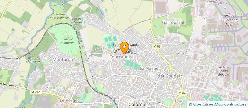 localisation de l'entreprise MADAME JOSIANE DELPERIE à COLOMIERS