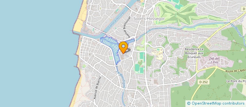 localisation de l'entreprise MADAME JOSIANE DELPUECH à CAPBRETON