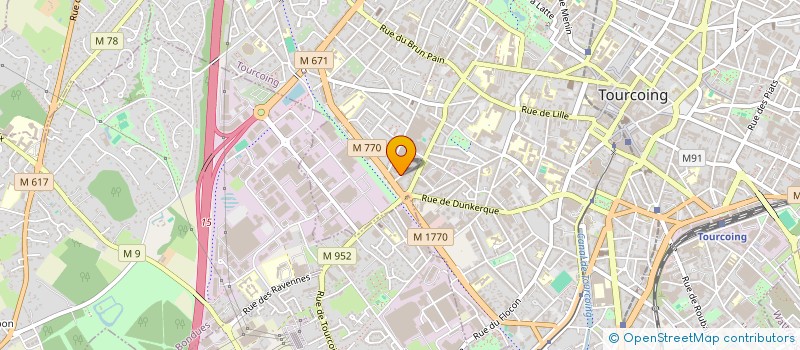 localisation de l'entreprise MADAME JOSIANE DEMUER  TOURCOING