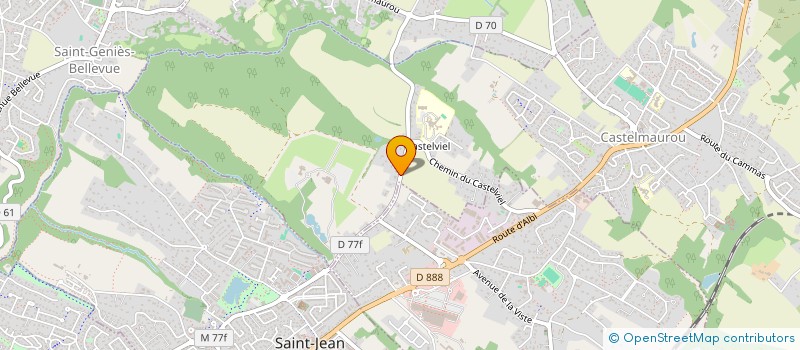 localisation de l'entreprise MADAME JOSIANE DENAT  CASTELMAUROU