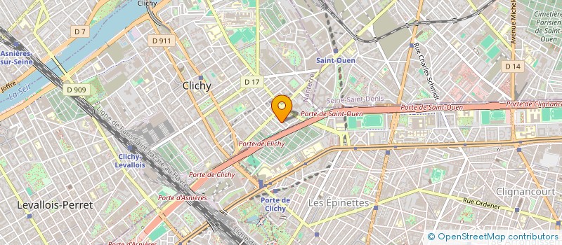 localisation de l'entreprise MADAME JOSIANE DICK à CLICHY