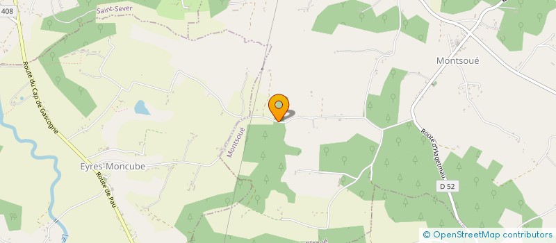 localisation de l'entreprise MADAME JOSIANE DISCAZEAUX  MONTSOUE