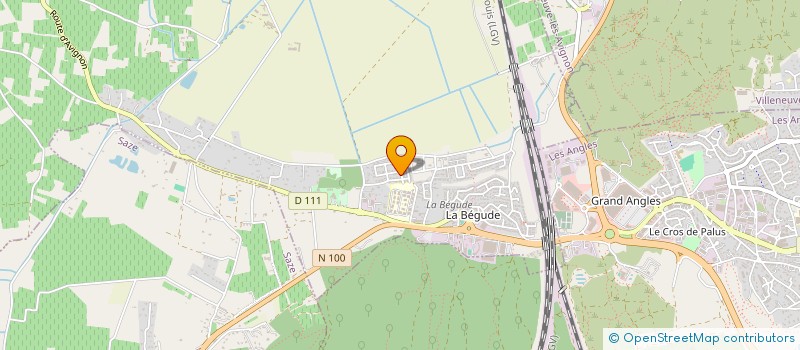 localisation de l'entreprise MADAME JOSIANE DUBOIS  ROCHEFORT-DU-GARD