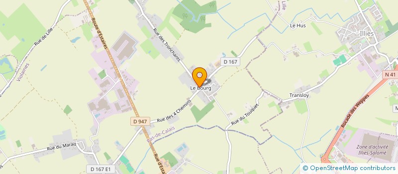 localisation de l'entreprise MADAME JOSIANE DUMONT  LORGIES