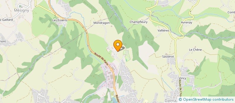 localisation de l'entreprise MADAME JOSIANE DUPARC  LA BALME-DE-SILLINGY