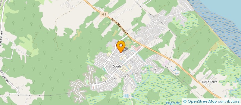 localisation de l'entreprise MADAME JOSIANE DUPRE  MACOURIA