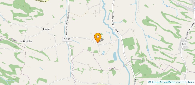 localisation de l'entreprise MADAME JOSIANE DUPUY  JEGUN