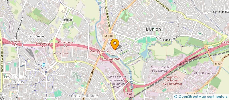 localisation de l'entreprise MADAME JOSIANE DURAND à L'UNION