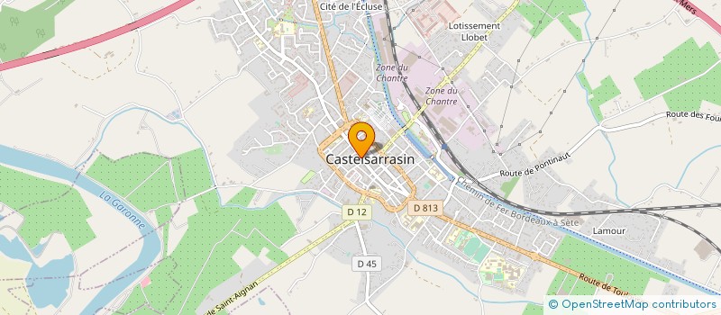 localisation de l'entreprise MADAME JOSIANE DURRIEU  CASTELSARRASIN