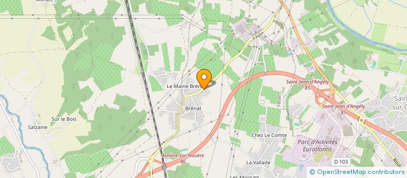 localisation de l'entreprise MADAME JOSIANE DUTRIAT à FLEAC