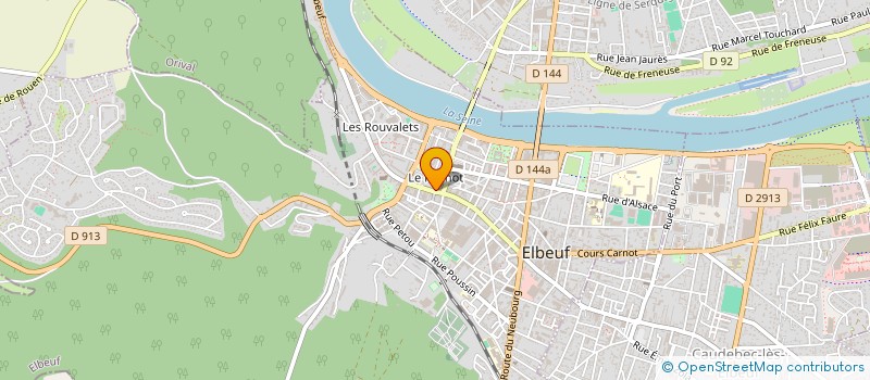 localisation de l'entreprise MADAME JOSIANE DUVAL à ELBEUF