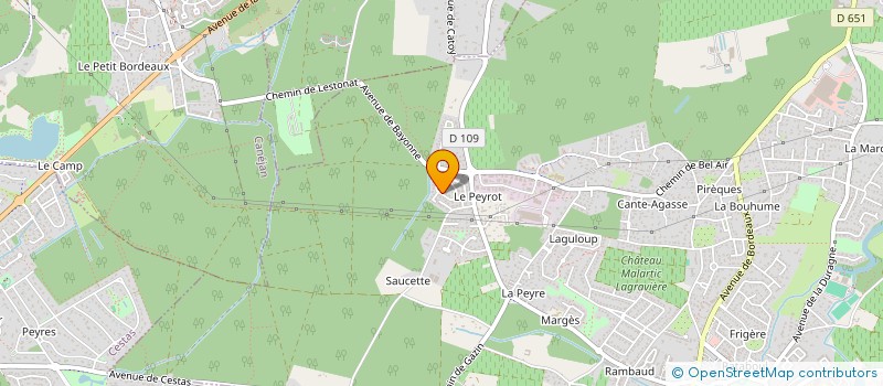 localisation de l'entreprise MADAME JOSIANE ERIT à LEOGNAN