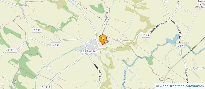 localisation de l'entreprise MADAME JOSIANE ESPINASSE  LES CASSES