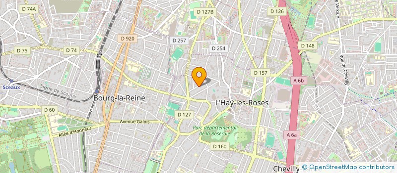 localisation de l'entreprise MADAME JOSIANE ETOURNEL à L HAY LES ROSES