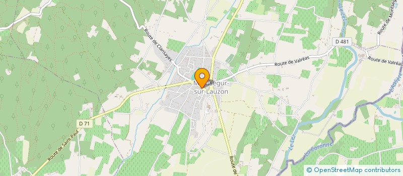 localisation de l'entreprise MADAME JOSIANE EYGASIER à MONTSEGUR-SUR-LAUZON