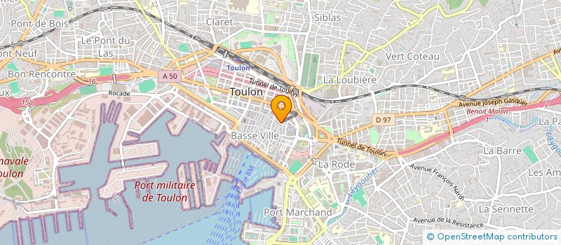 localisation de l'entreprise MADAME JOSIANE FIGUIERE  TOULON