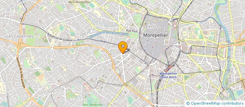 localisation de l'entreprise MADAME JOSIANE FLOURET à MONTPELLIER