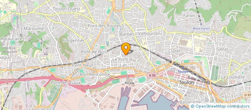 localisation de l'entreprise MADAME JOSIANE FOND à TOULON