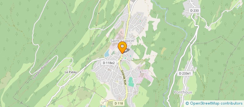 localisation de l'entreprise MADAME JOSIANE FORISSIER  COTEAUX DU LIZON