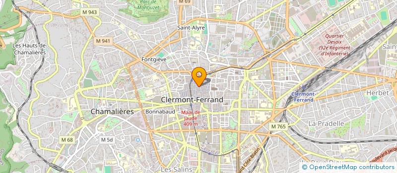 localisation de l'entreprise MADAME JOSIANE FOUILHOUX à CLERMONT-FERRAND