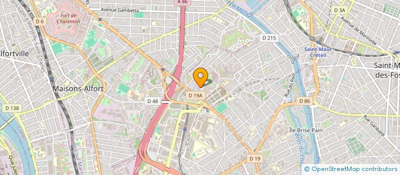 localisation de l'entreprise MADAME JOSIANE FOURNET  CRETEIL