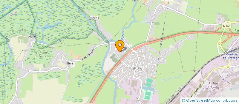 localisation de l'entreprise MADAME JOSIANE FUSTEMBERG  TRIGNAC