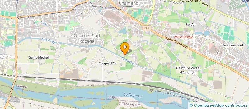 localisation de l'entreprise MADAME JOSIANE GAYRAUD  AVIGNON