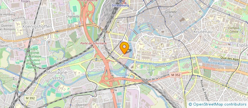 localisation de l'entreprise MADAME JOSIANE GEANT à STRASBOURG