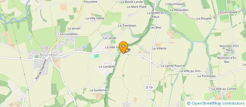 localisation de l'entreprise MADAME JOSIANE GILBERT  CORSEUL