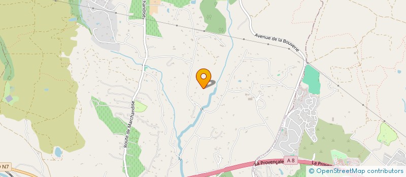 localisation de l'entreprise MADAME JOSIANE GIMENEZ à ROQUEBRUNE-SUR-ARGENS