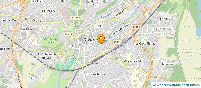 localisation de l'entreprise MADAME JOSIANE GOMES DA COSTA  DREUX