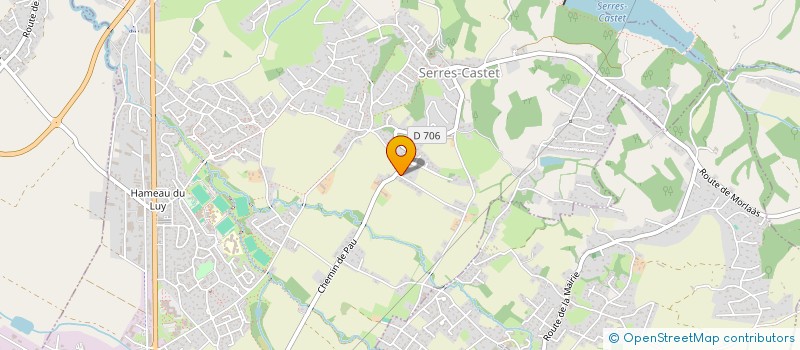 localisation de l'entreprise MADAME JOSIANE GOULON  SERRES-CASTET