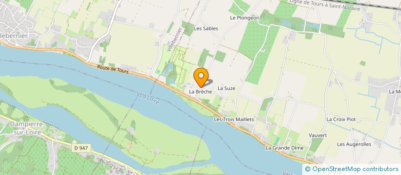 localisation de l'entreprise MADAME JOSIANE GOUMARD à VARENNES-SUR-LOIRE