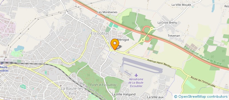 localisation de l'entreprise MADAME JOSIANE GOURIADEC à LA BAULE-ESCOUBLAC