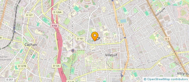 localisation de l'entreprise MADAME JOSIANE GRAFON  VILLEJUIF