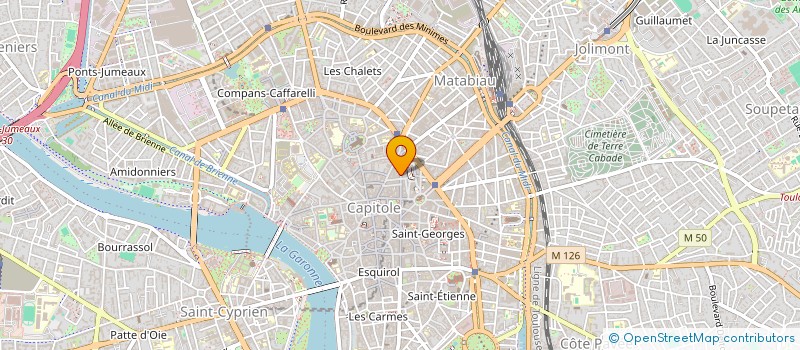 localisation de l'entreprise MADAME JOSIANE GRANIE à TOULOUSE