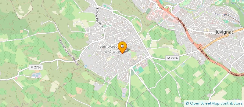 localisation de l'entreprise MADAME JOSIANE GRAZIOLI à SAINT-GEORGES-D'ORQUES
