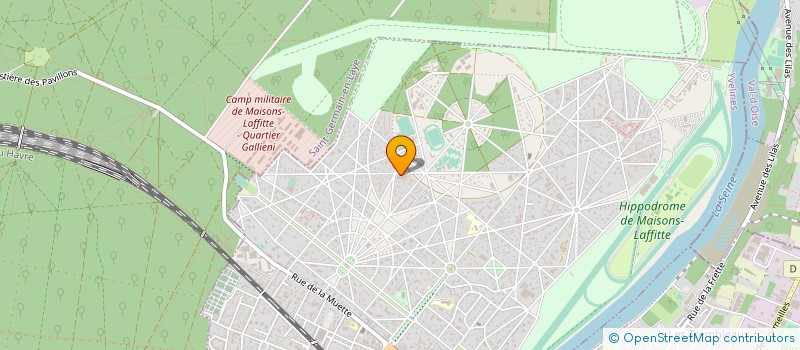 localisation de l'entreprise MADAME JOSIANE GUEDON à MAISONS-LAFFITTE