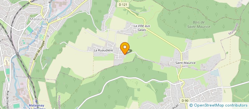 localisation de l'entreprise MADAME JOSIANE GUEUDRY à MALAUNAY