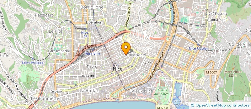 localisation de l'entreprise MADAME JOSIANE GUICHOU à NICE