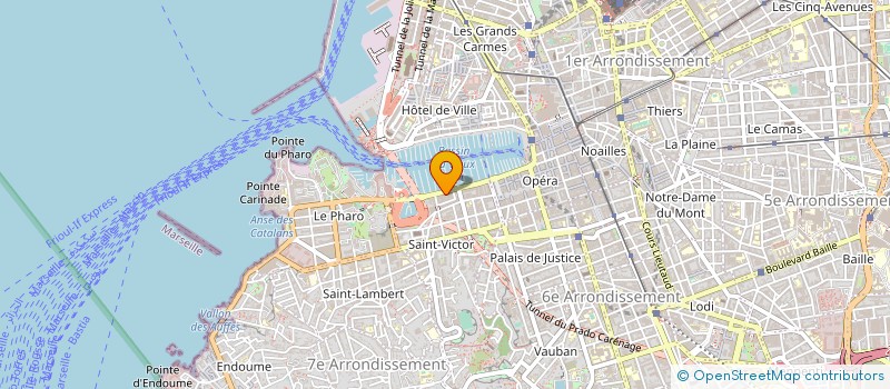 localisation de l'entreprise MADAME JOSIANE GUTTIERES  MARSEILLE