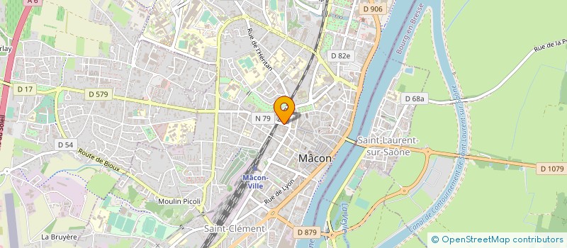 localisation de l'entreprise MADAME JOSIANE GUY  MACON