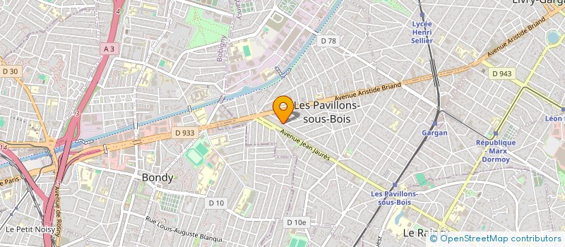 localisation de l'entreprise MADAME JOSIANE HALIMI à LES PAVILLONS-SOUS-BOIS