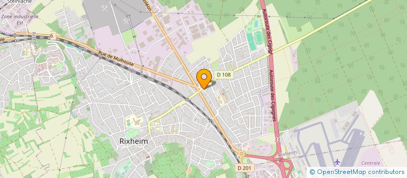 localisation de l'entreprise MADAME JOSIANE HARTMANN  RIXHEIM