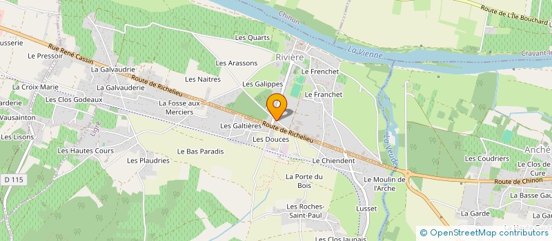 localisation de l'entreprise MADAME JOSIANE HERVE à ANCHE