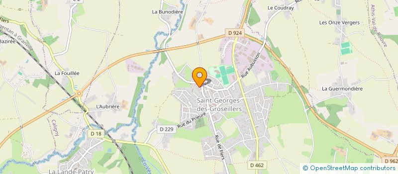 localisation de l'entreprise MADAME JOSIANE HUBERT à SAINT-GEORGES-DES-GROSEILLERS