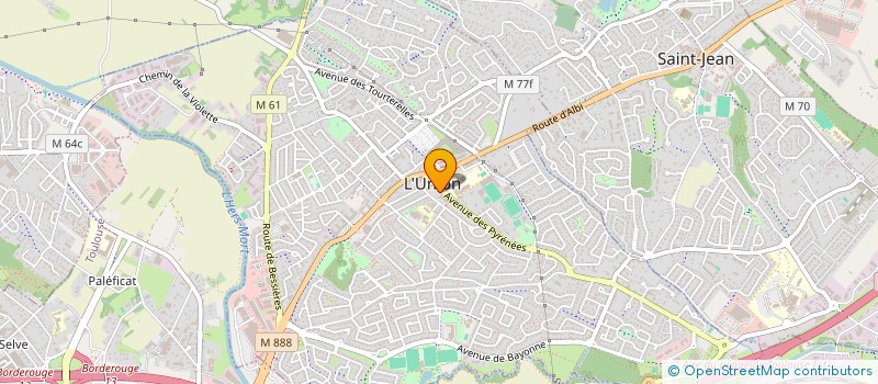 localisation de l'entreprise MADAME JOSIANE HUREAU  LAPEYROUSE-FOSSAT