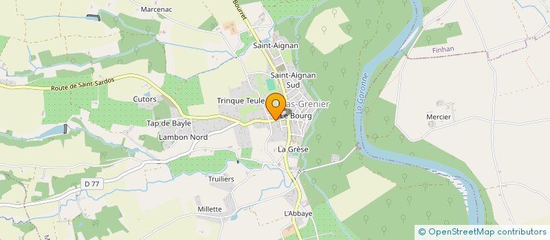 localisation de l'entreprise MADAME JOSIANE JAILLET  MAS-GRENIER