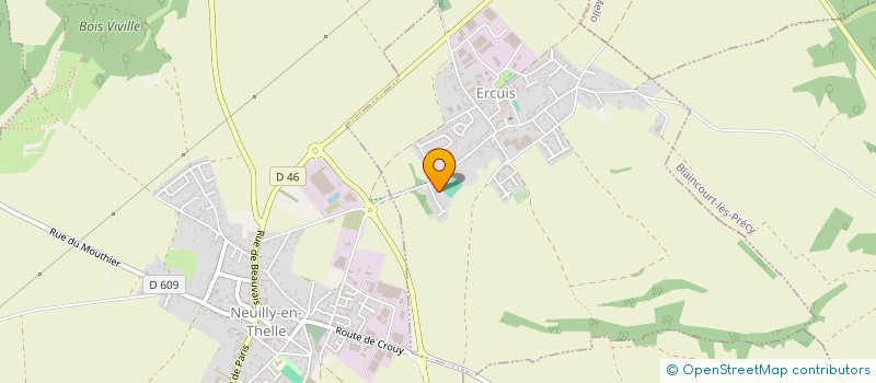 localisation de l'entreprise MADAME JOSIANE JOHNSTONE  ERCUIS