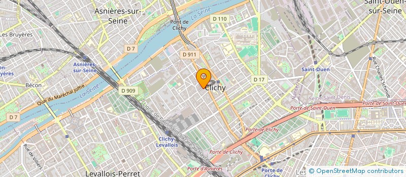 localisation de l'entreprise MADAME JOSIANE JULIA à CLICHY